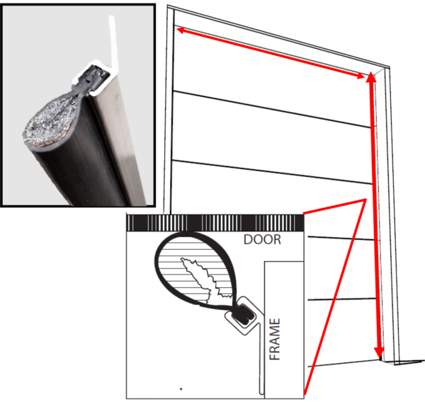Xcluder® Dock Door Vertical Side & Top Seals