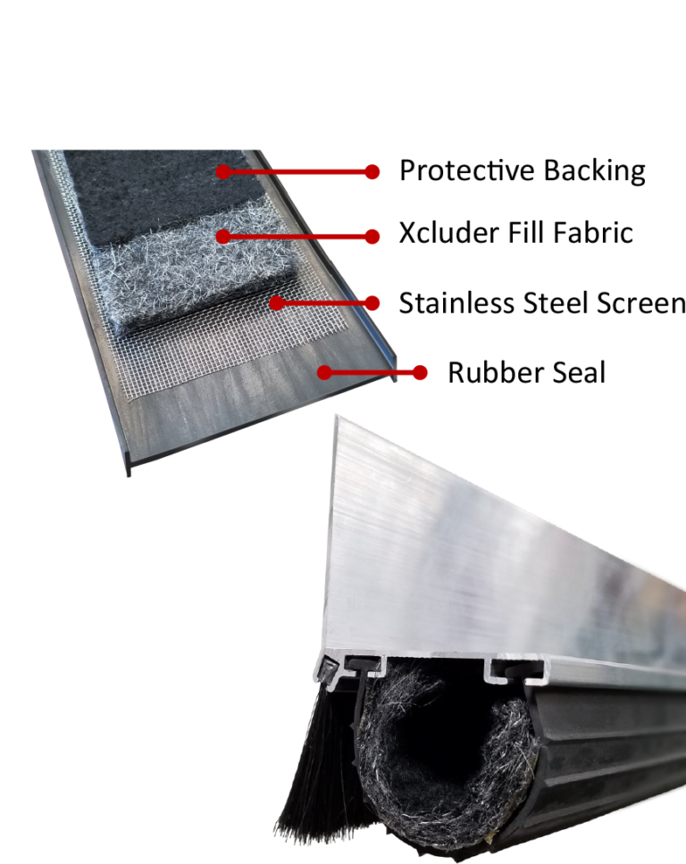 Xcluder® X2 Garage Door Bottom Seal Kits NEX Industrial Supplies Inc