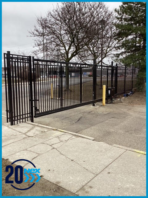 Automated gate and perimeter fencing