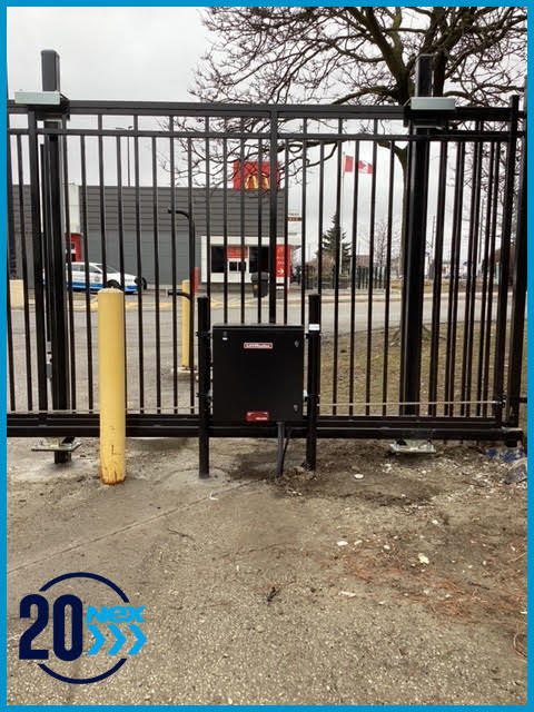 Automated gate and perimeter fencing